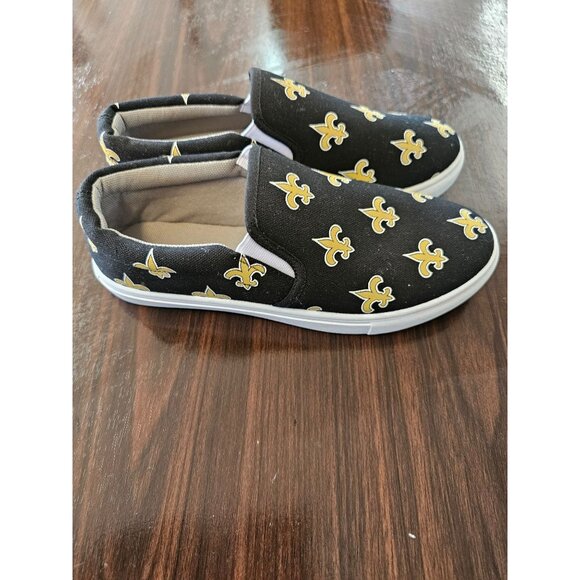Foco Slip On Casual Comfortable Shoe With Saints Logo Women 8 - Picture 1 of 7